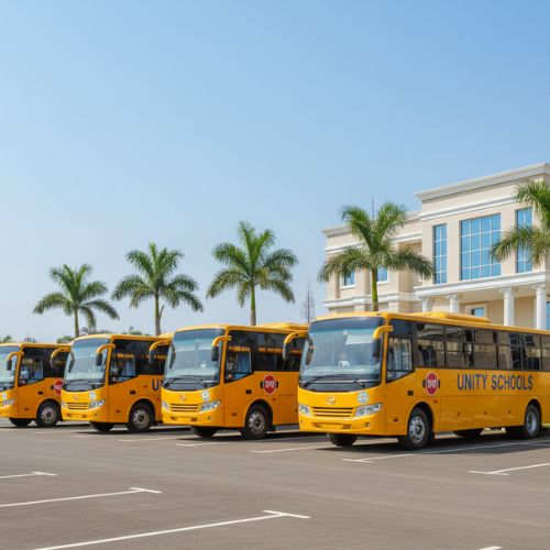 Unity schools students busses