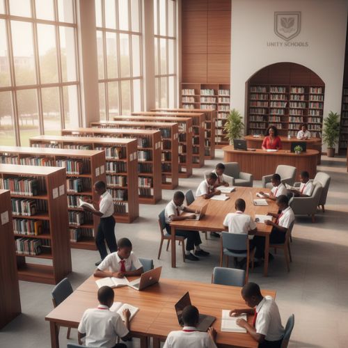 Unity schools students library